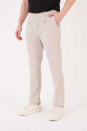 Erkek Taş Slim Fit İtalyan Kesim Kemer Detaylı Pantolon 012 Model - Görsel 3