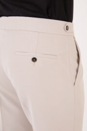 Erkek Taş Slim Fit İtalyan Kesim Kemer Detaylı Pantolon 012 Model - Görsel 6