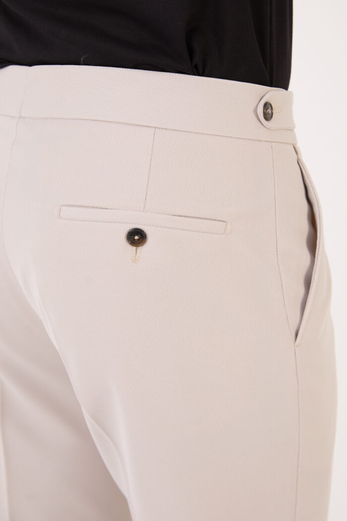 Erkek Taş Slim Fit İtalyan Kesim Kemer Detaylı Pantolon 012 Model - Görsel 6