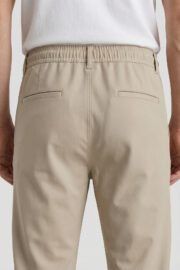 Erkek Bej Slim Fit Bel Lastikli Bağcıklı Pantolon 025 Model - Görsel 6