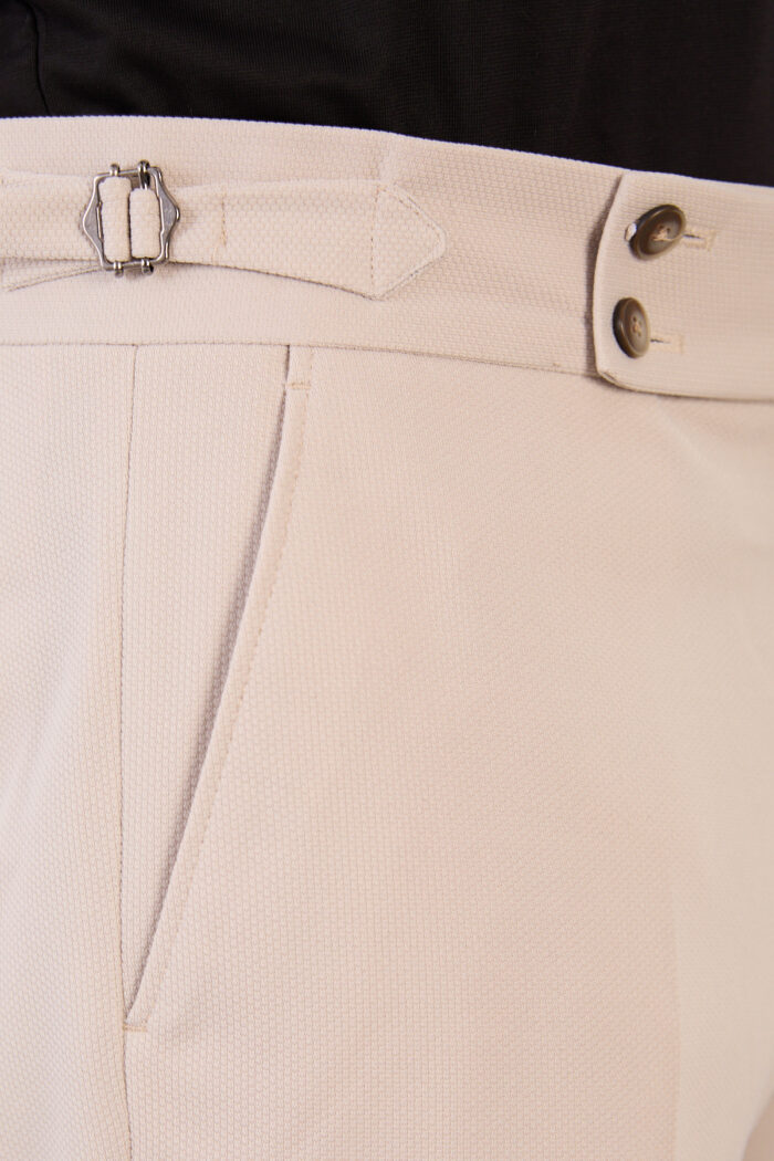 Erkek Taş Slim Fit İtalyan Kesim Yan Bel Toka Detaylı Pantolon 011 Model - Görsel 9