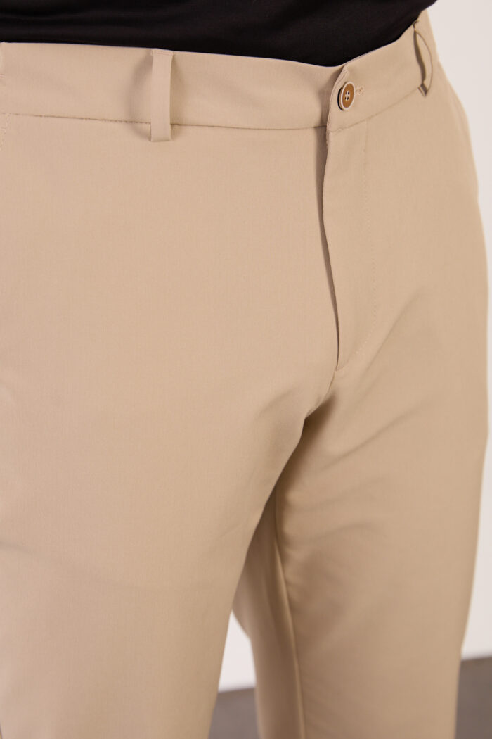 Erkek Bej Klasik Slim Fit Paraşüt Kumaş Pantolon 07 Model - Görsel 6