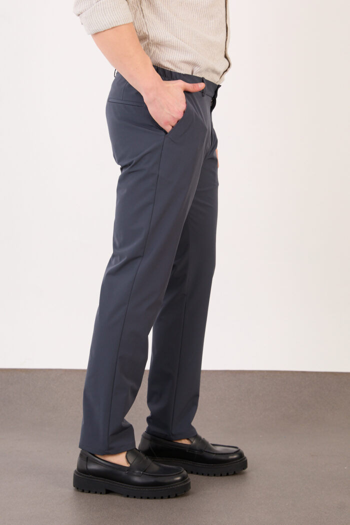 Erkek Antrasit Klasik Slim Fit Paraşüt Kumaş Pantolon 07 Model - Görsel 5