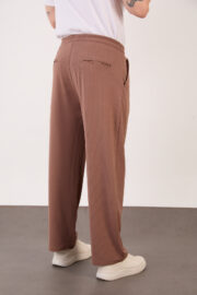 Erkek Haki Bugy Kesim Zara Tarz Bel Lastikli Bağcıklı Pantolon 2608 Model - Görsel 4
